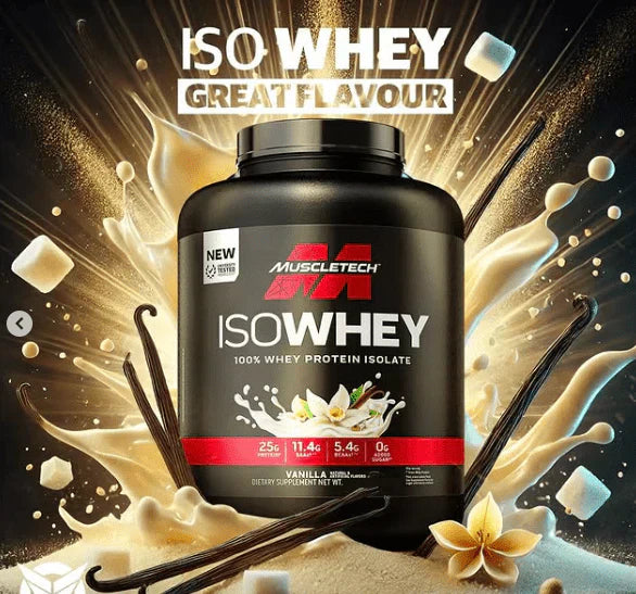 Muscletech- Iso Whey Vanilla